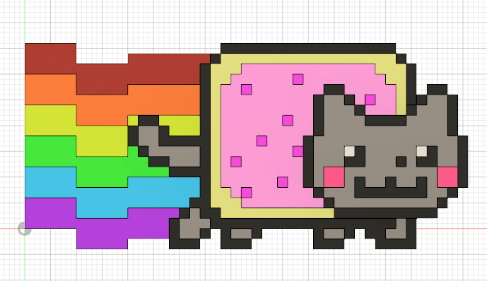 Nyan Cat 3D Model