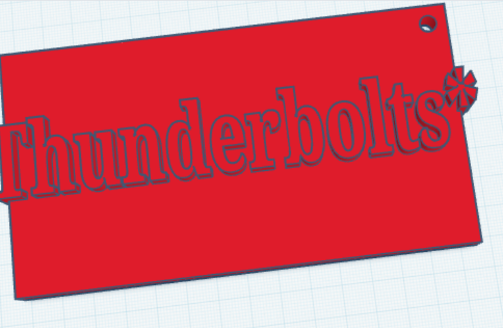 THUNDERBOLTS* key chain