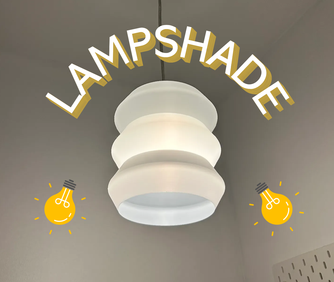 Pendant Lampshade [Vase mode]