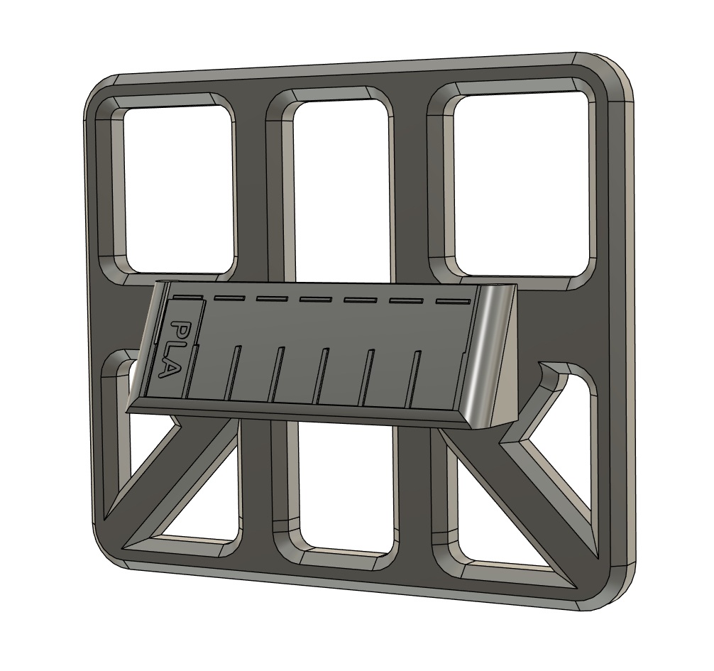 Drawer front with handle and filament samples — thumbnail 7