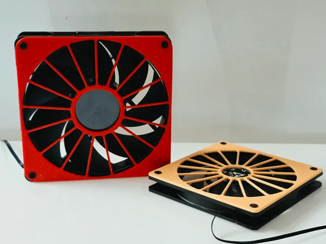 Low-Noise Fan Grill 120 / 140 mm – Rounded Inlet Profile