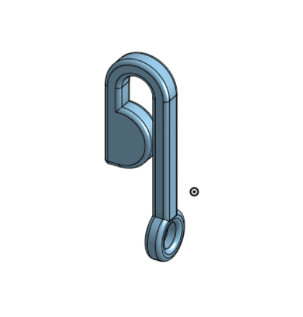 Miniatura 3 do modelo 3D Hanger hook for clotheslins