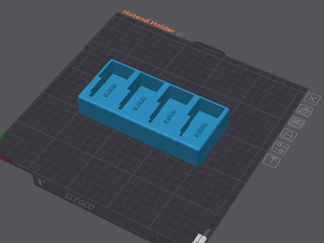 Elegoo Centauri Carbon Multi Size Hotend Storage (remix)