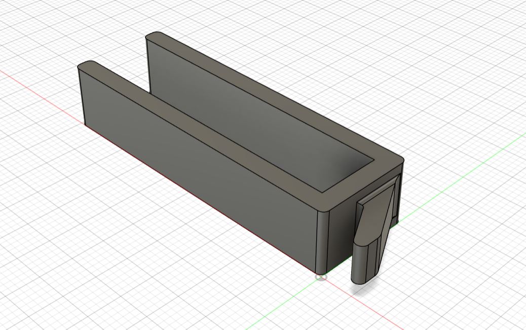 CLIP ON SHELF HANGER (10mm-20mm) - No Screws Needed