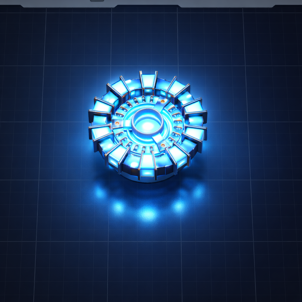 Cooler Master: Elite Liquid custom pump cover (Iron Man Arc Reactor)