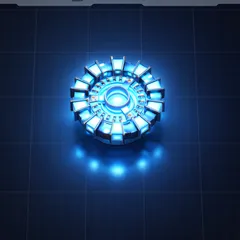 Cooler Master: Elite Liquid custom pump cover (Iron Man Arc Reactor)