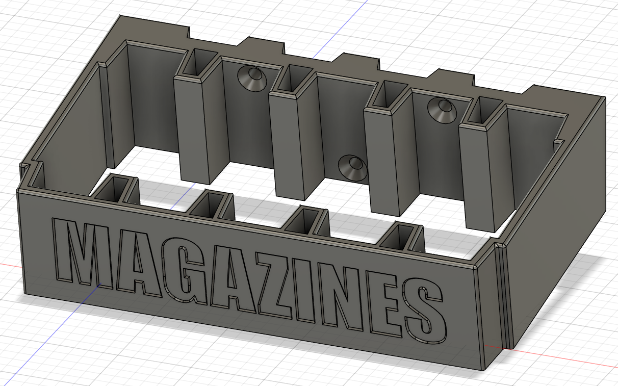 Nerf Magazines 5PCS Wall Mount