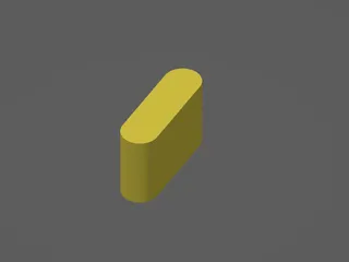 USB C Negative volume shape