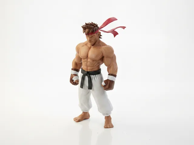Ryu Street Fighter Figurine Gaming 3D Printable