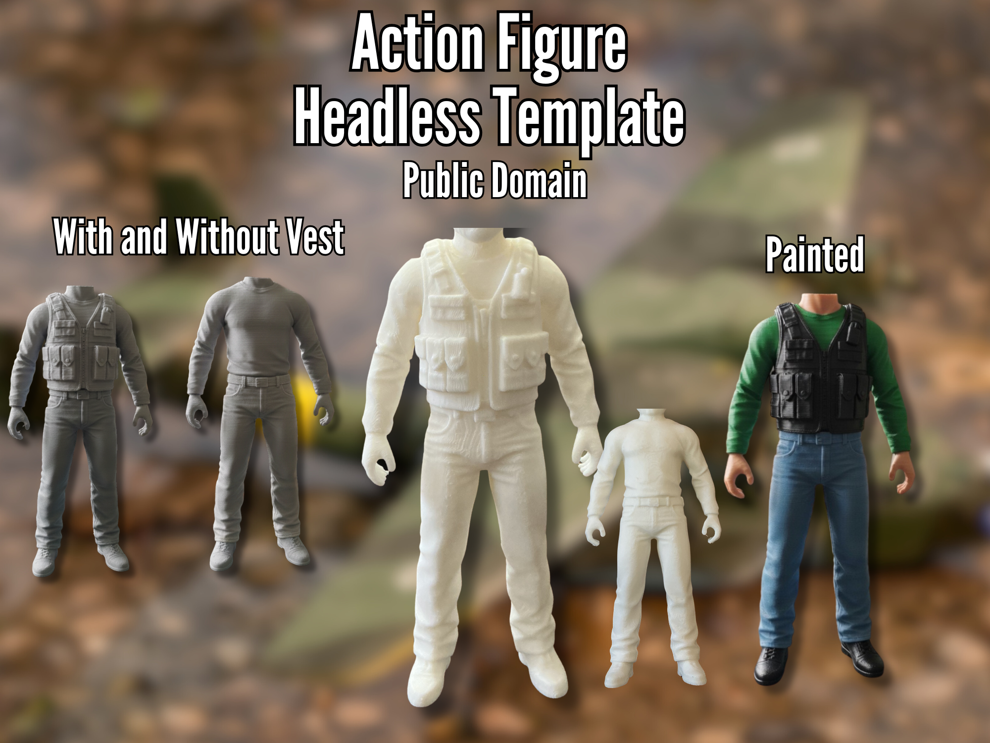 Blank Action Figure Template