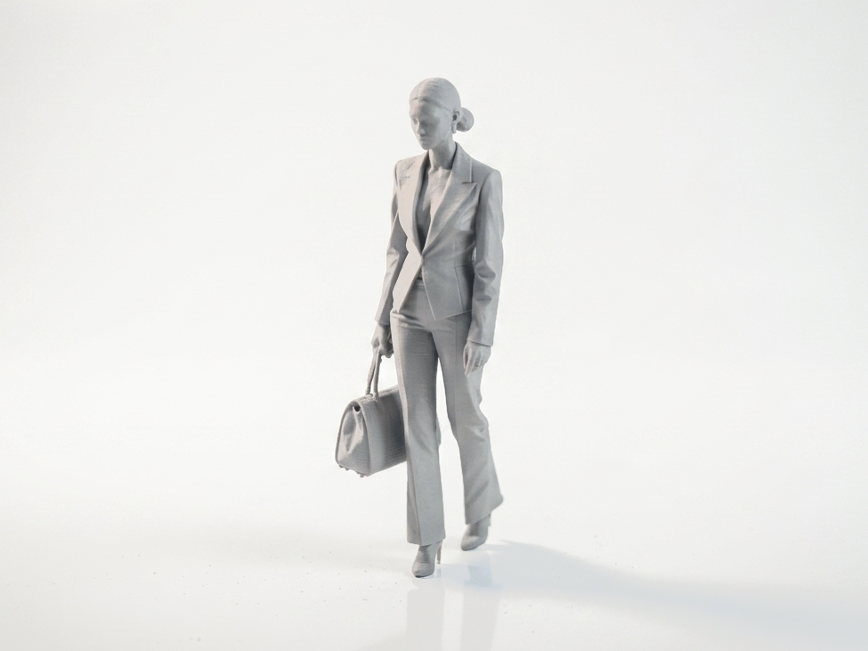 Office Lady Figurine Female Character 3D Printable