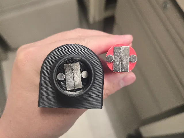 Wall mounting clip and modified handle
