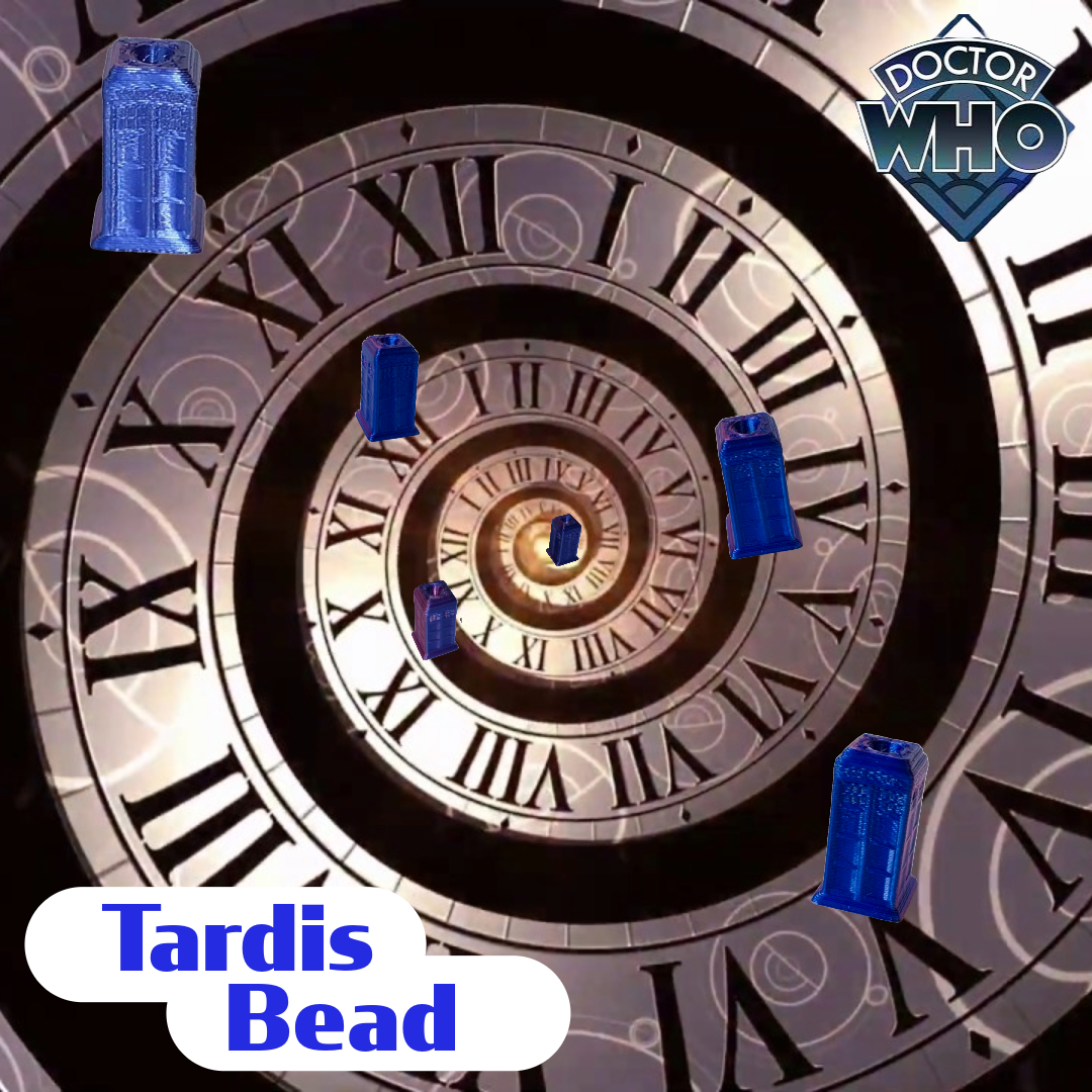 dr who Tardis bead