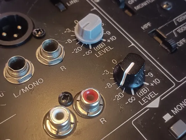 Replacement knob for Yamaha DXR/DXS PA speaker