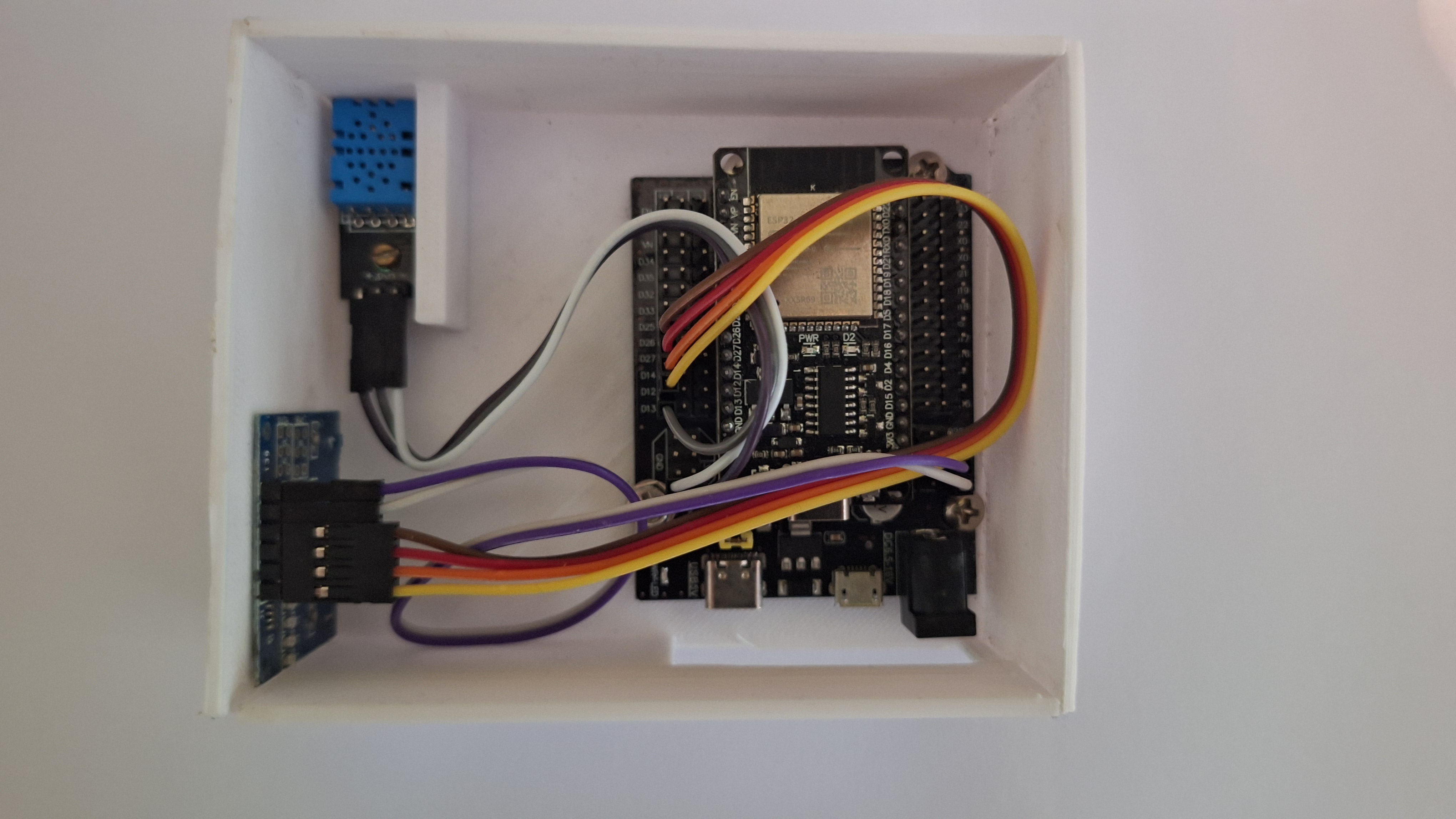 dht11 arduino Gehäuse (mit Knöpfen)