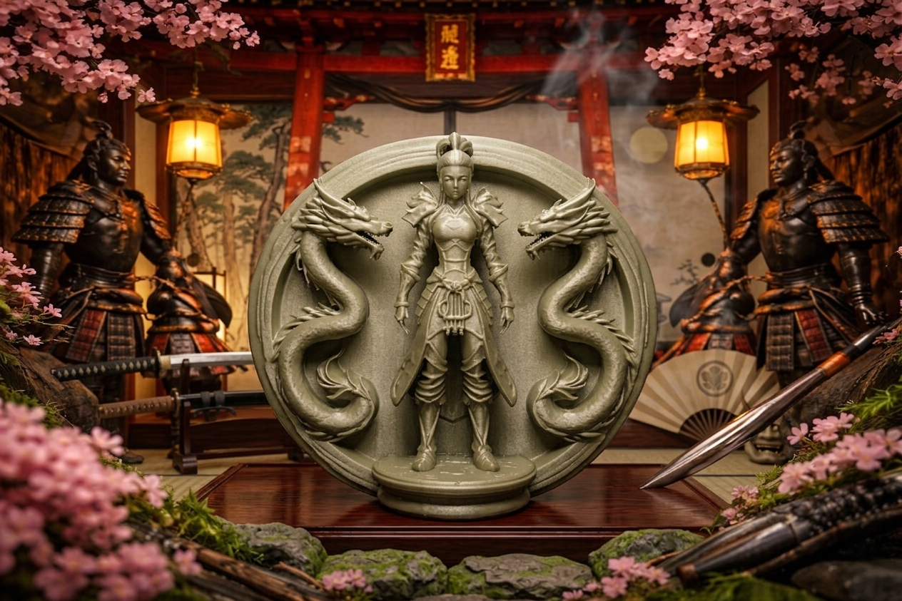 Dragon Empress - Female Samurai Warrior (龙后女武士)