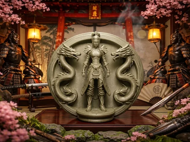 Dragon Empress - Female Samurai Warrior (龙后女武士)