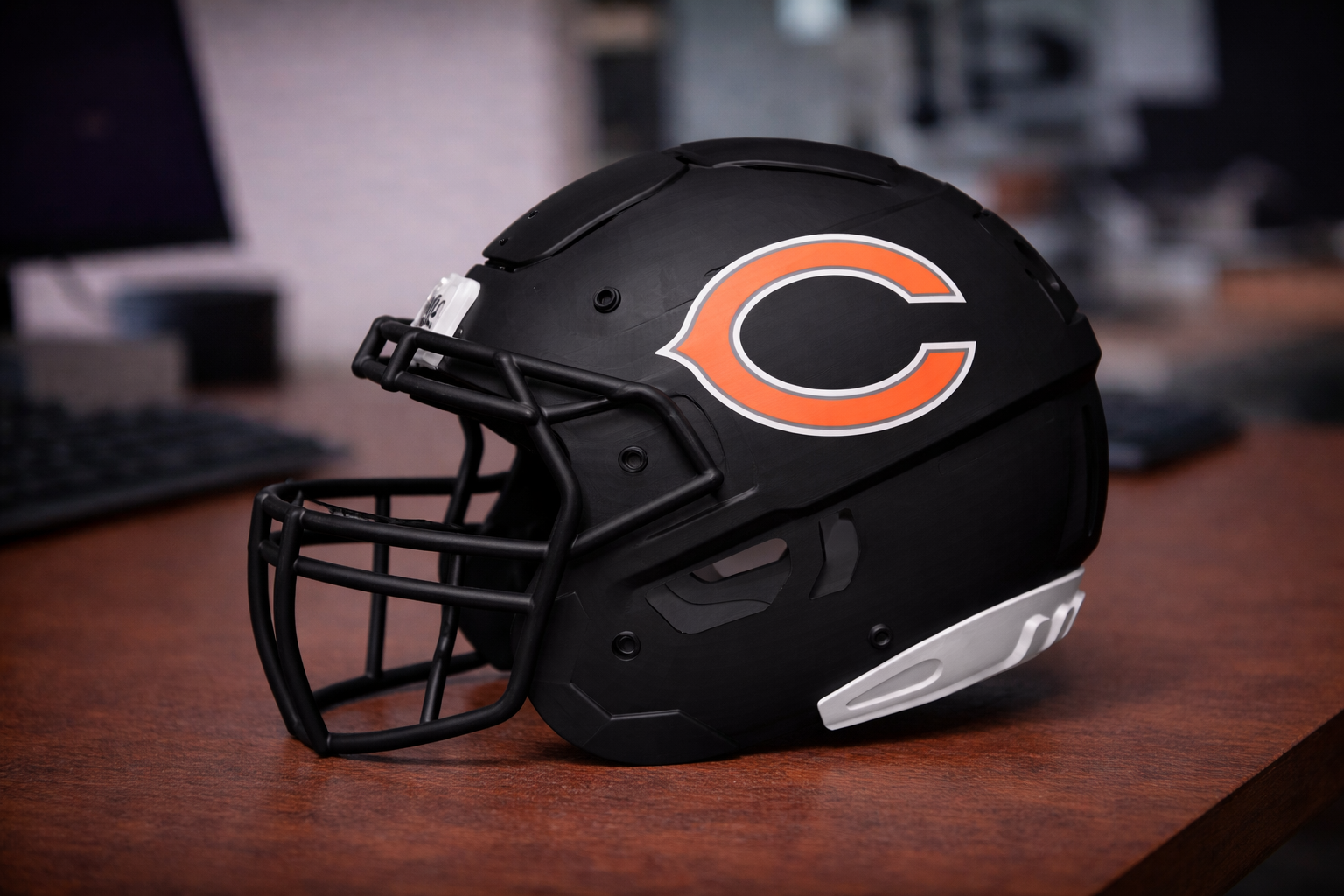 Chicago Bears Football Helmet - F7 Style