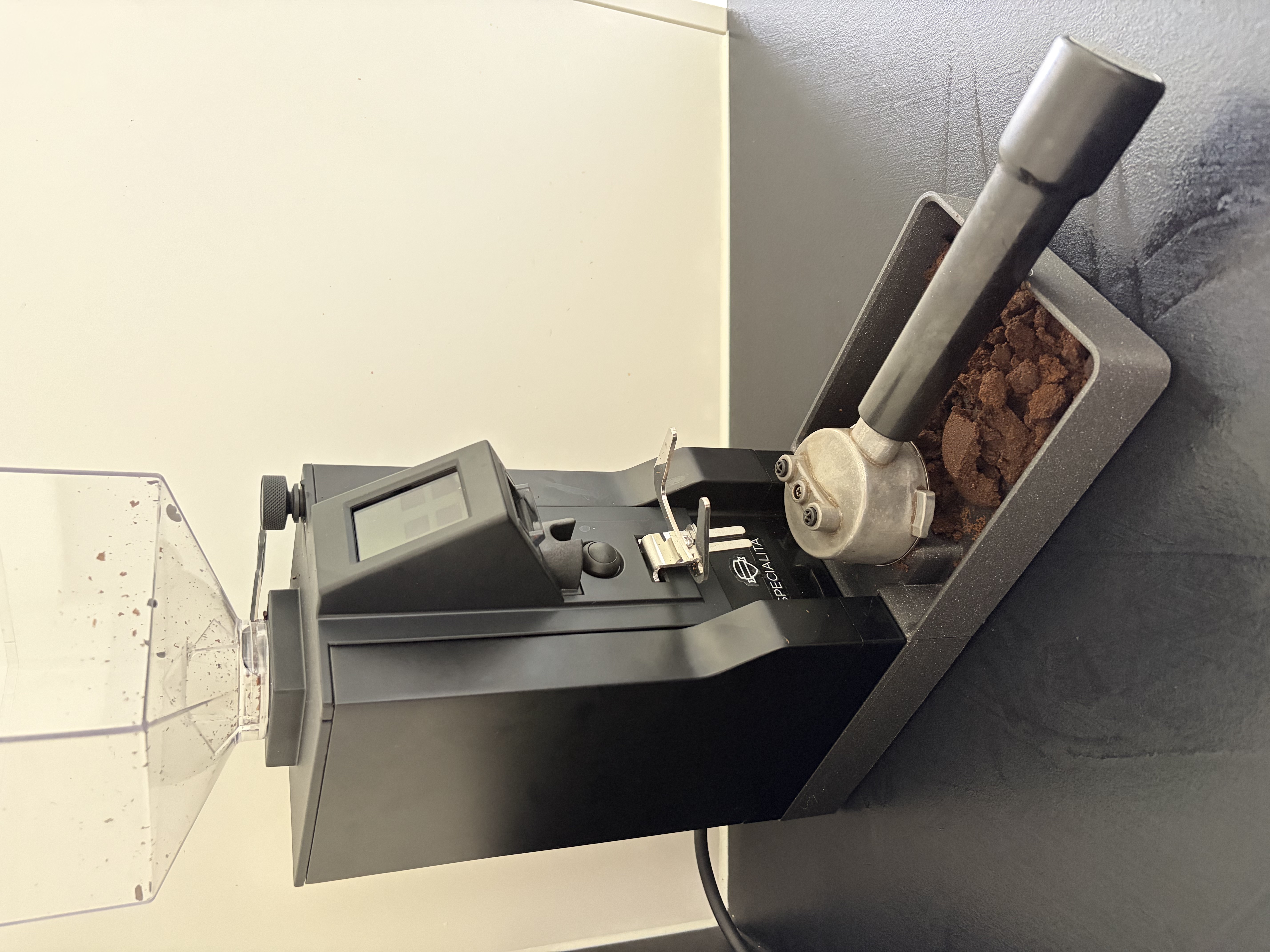 Eureka Mignon Specialita – Combo Tray + Knock Box with Stand (Space-Saving & Clean Setup) 3D model by junit1337