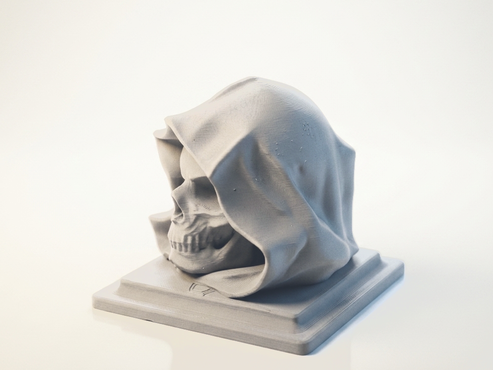 Grim Reaper Skull Gothic Sculpture 3D Printable