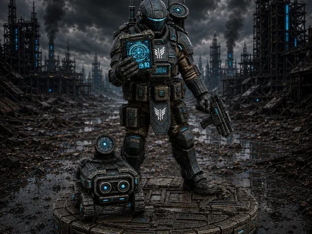 Vorrakai Frontiers – Veyr Compact – Drone Handler (Sci-Fi 3D Printable Miniature STL)