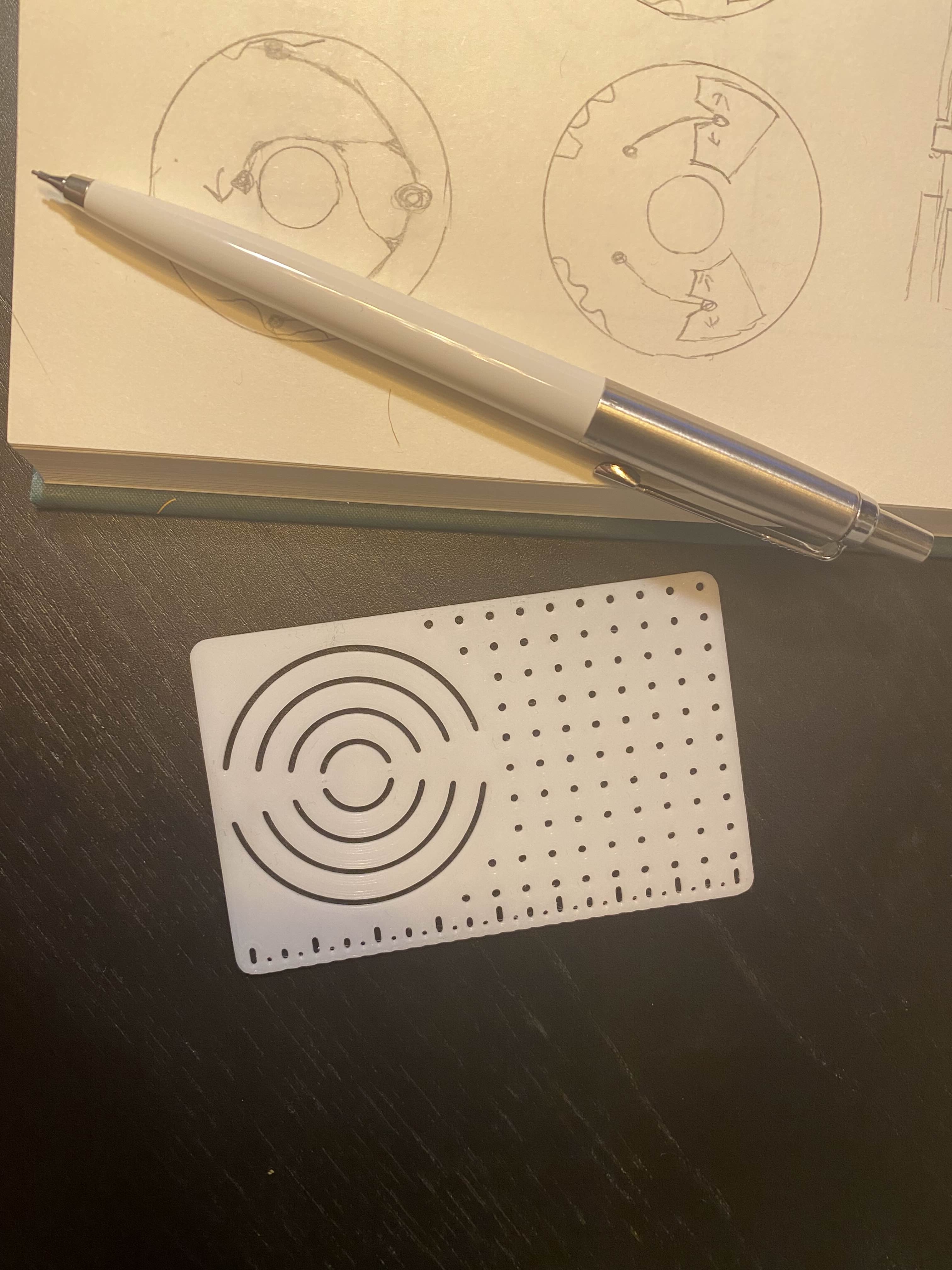 Ruler card - Drawing ant Sketch tool