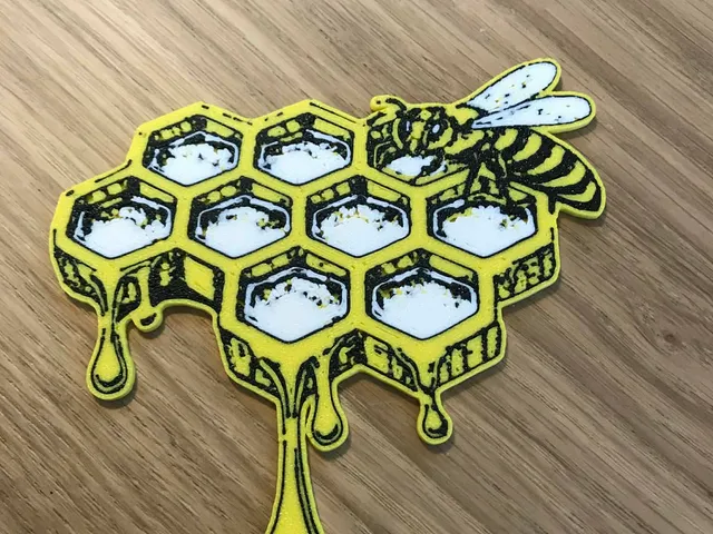 bee and honeycomb