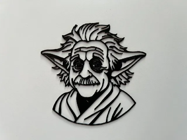 Yoda Wall Art #4 (Einstein)