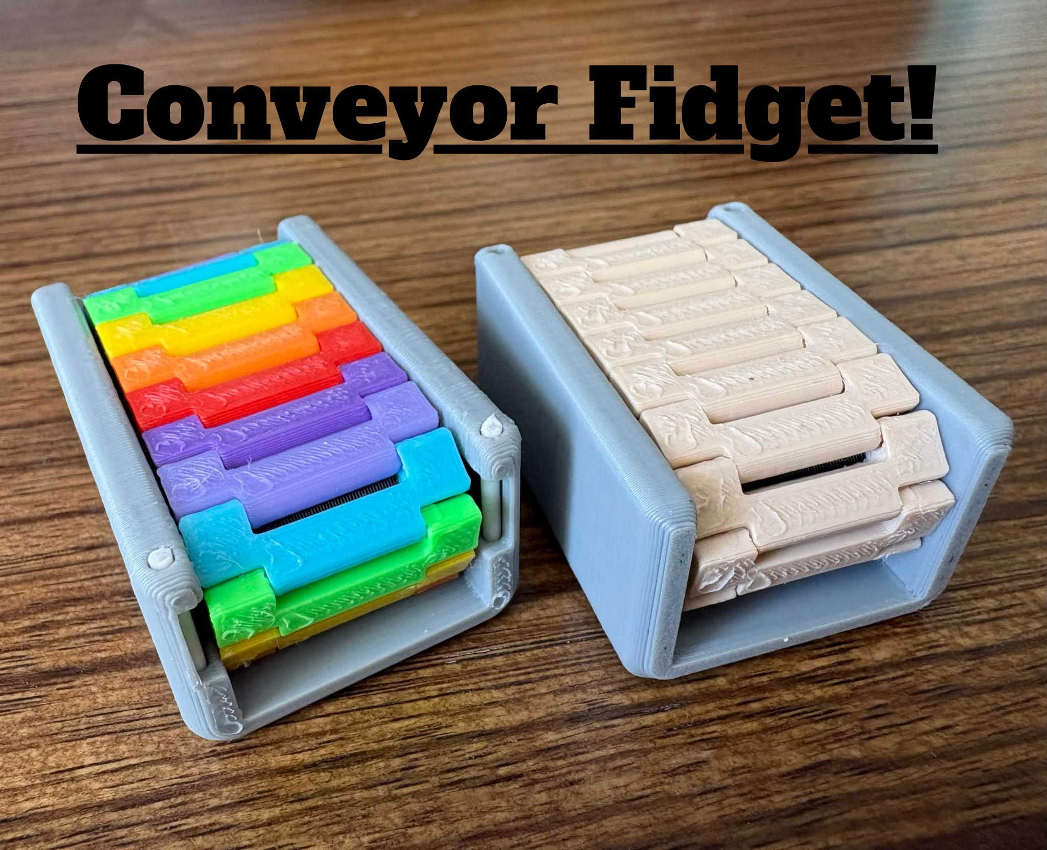 Conveyor Belt Fidget | Satisfying Hand Roller