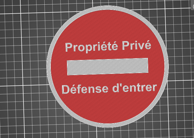 panneau propriété privé