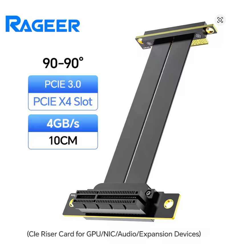 Dual vertical PCIe card riser — thumbnail 3