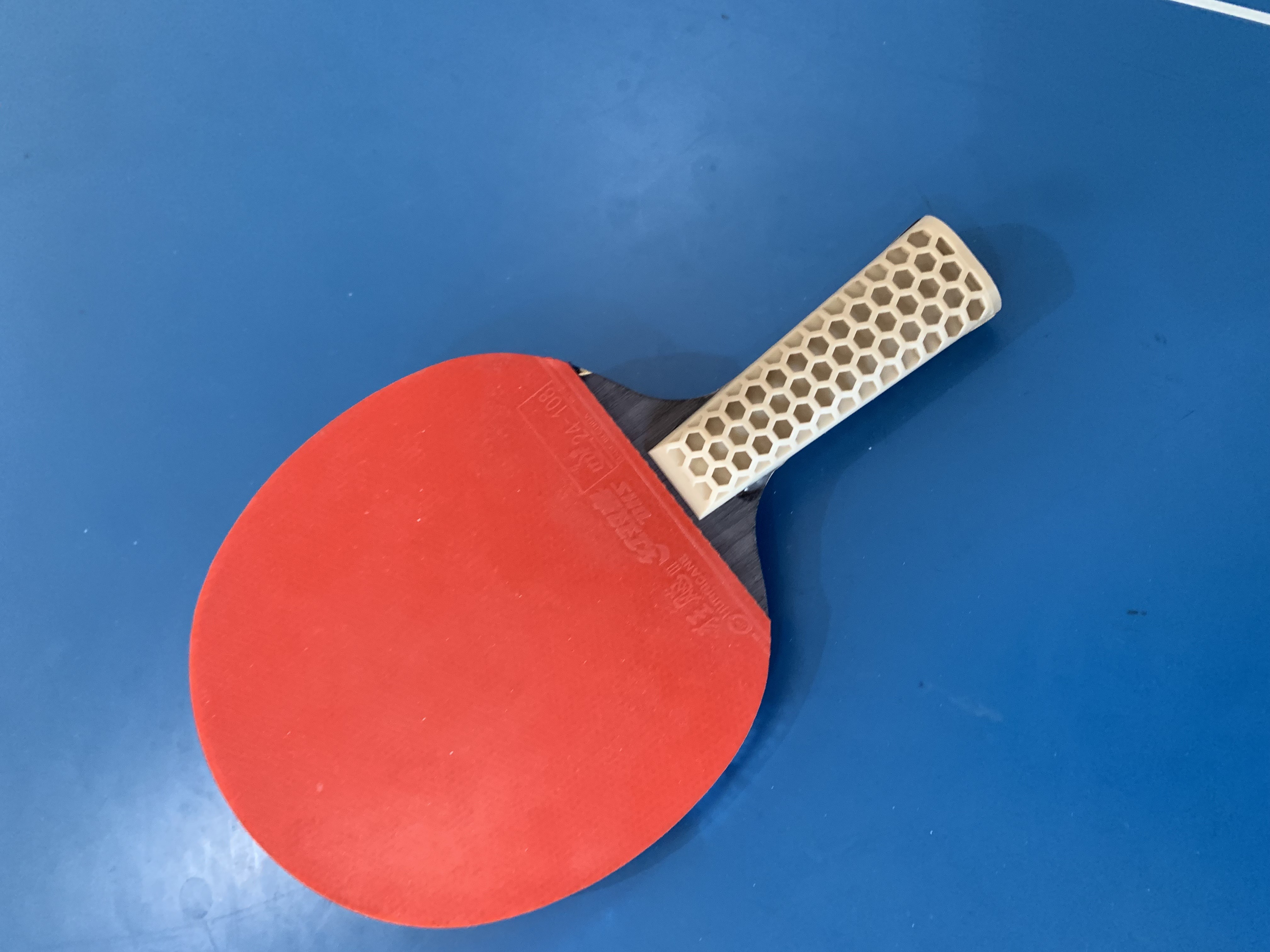 Honeycomb Pattern Ping Pong handle