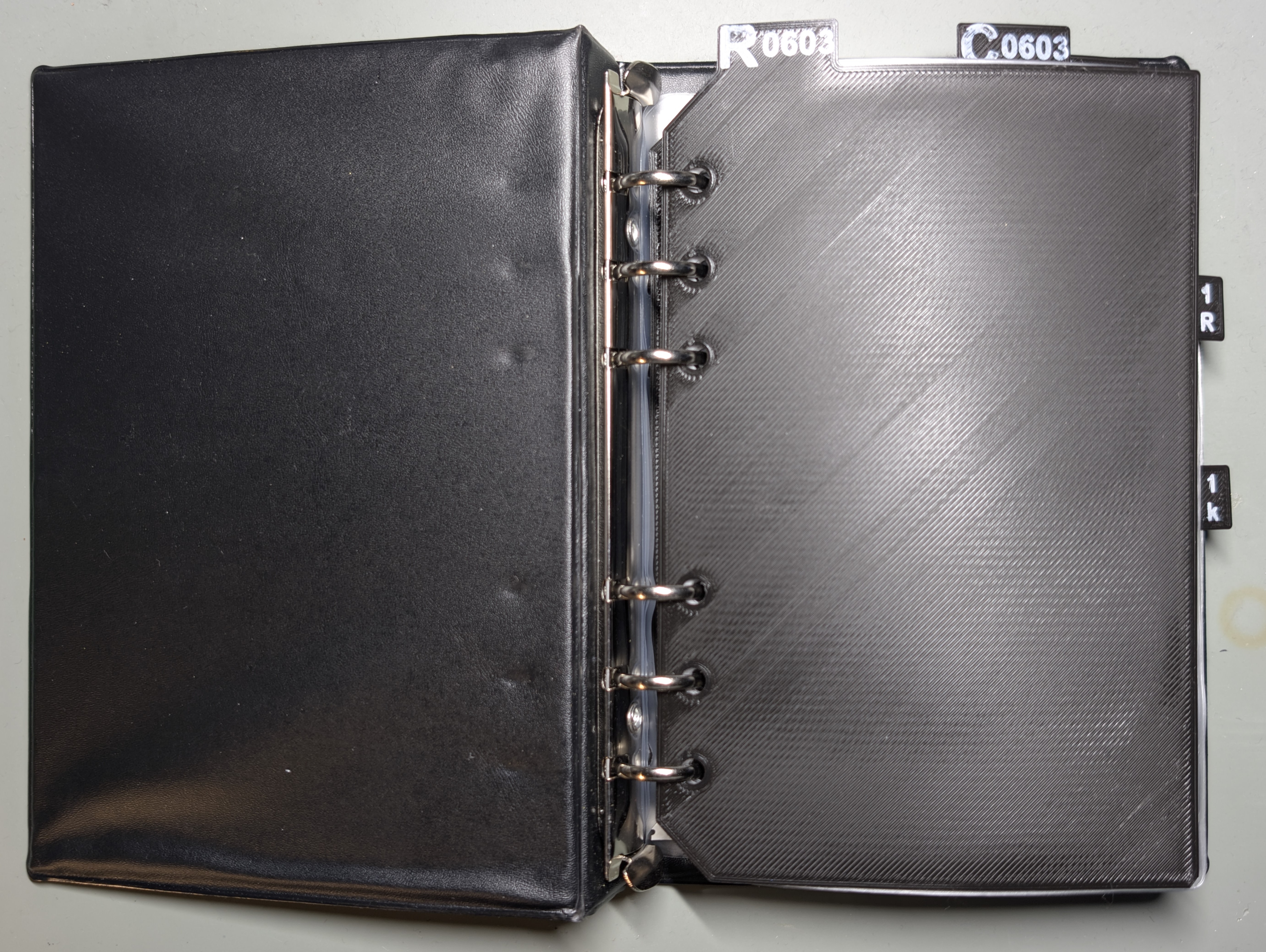 SMD component book dividers