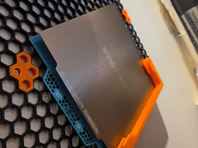 HSW Snapmaker U1 build plate holder Honeycomb storage wall