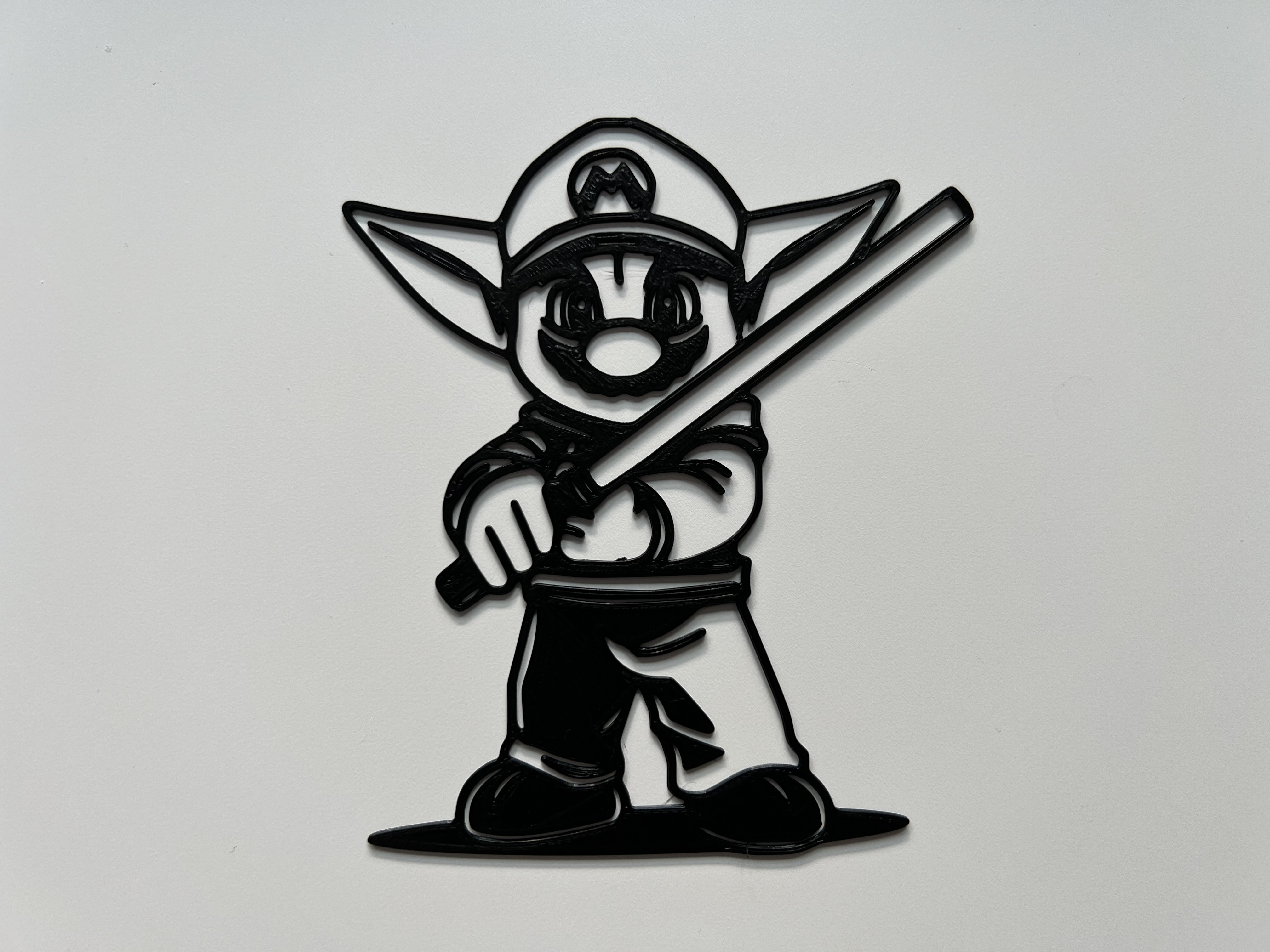 Yoda Wall Art #8 (Mario)