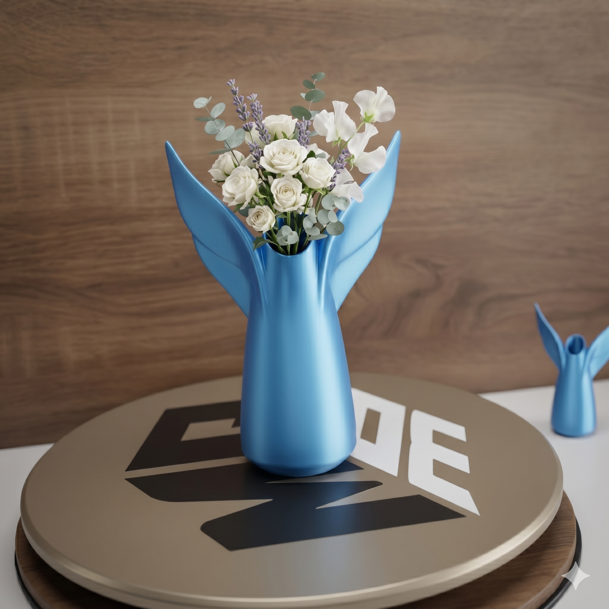 Angel Wing Vase – Modern 3D Printed Decor