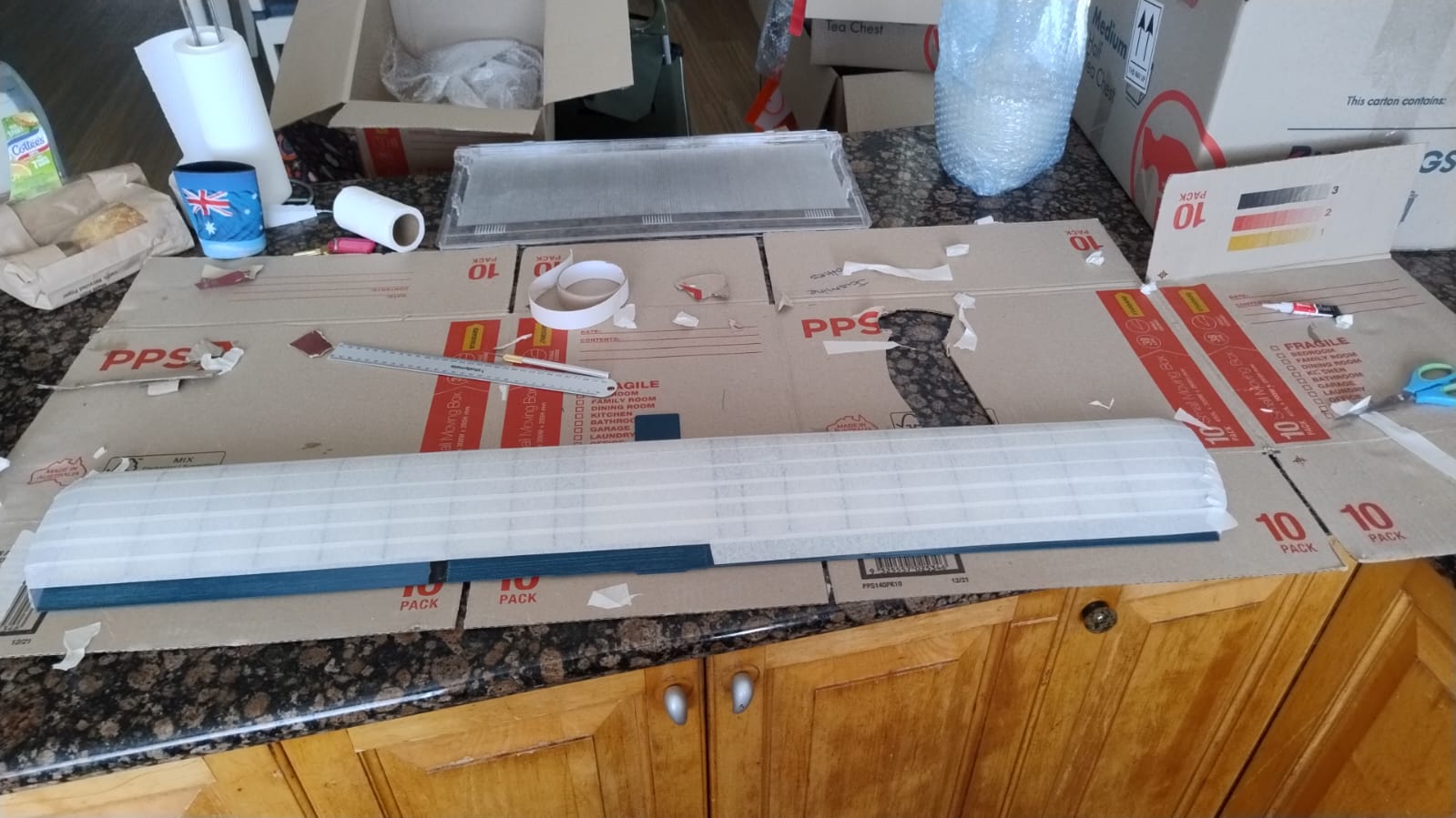 model airplane based on a simple balsa wood design