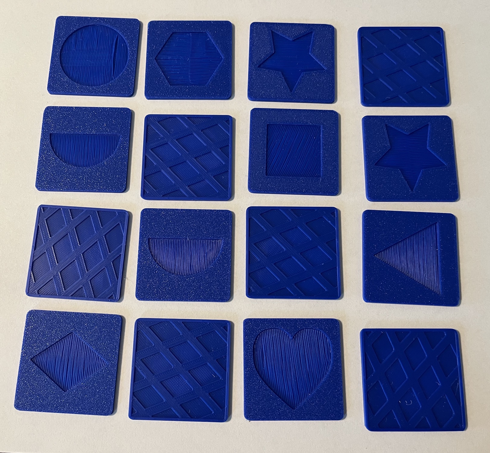 Match the shape memory game