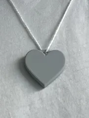 Heart shaped pendant - 4cm, scalable