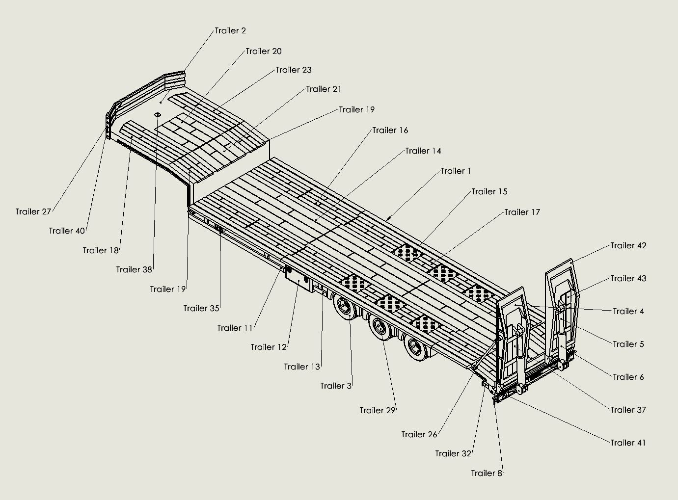 FLATBED TRAILER — miniatura 9