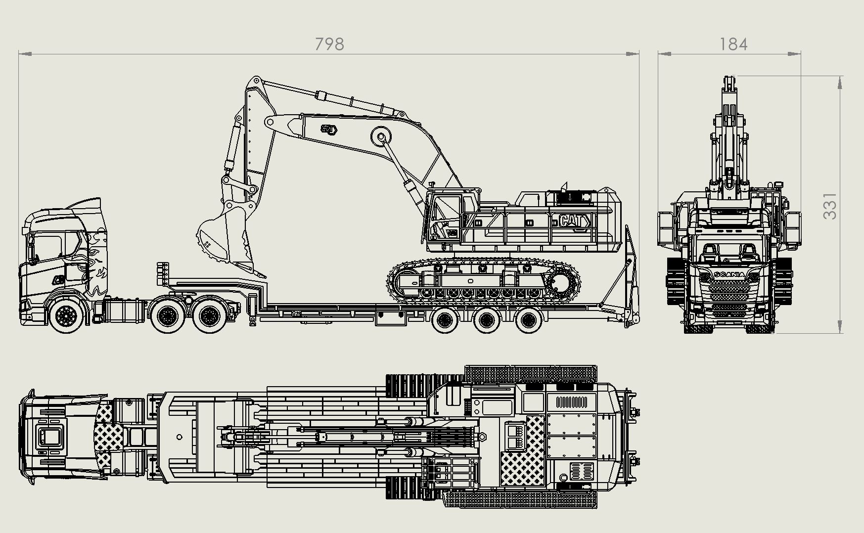 FLATBED TRAILER — miniatura 5