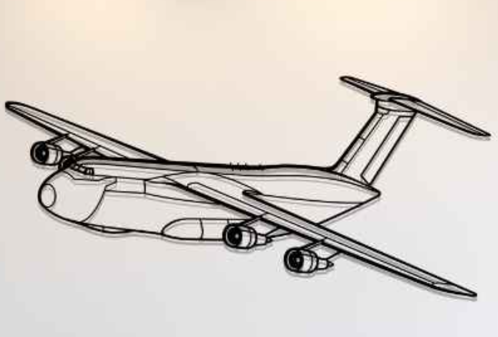Lockheed C-5 Galaxy Angle Wall Art