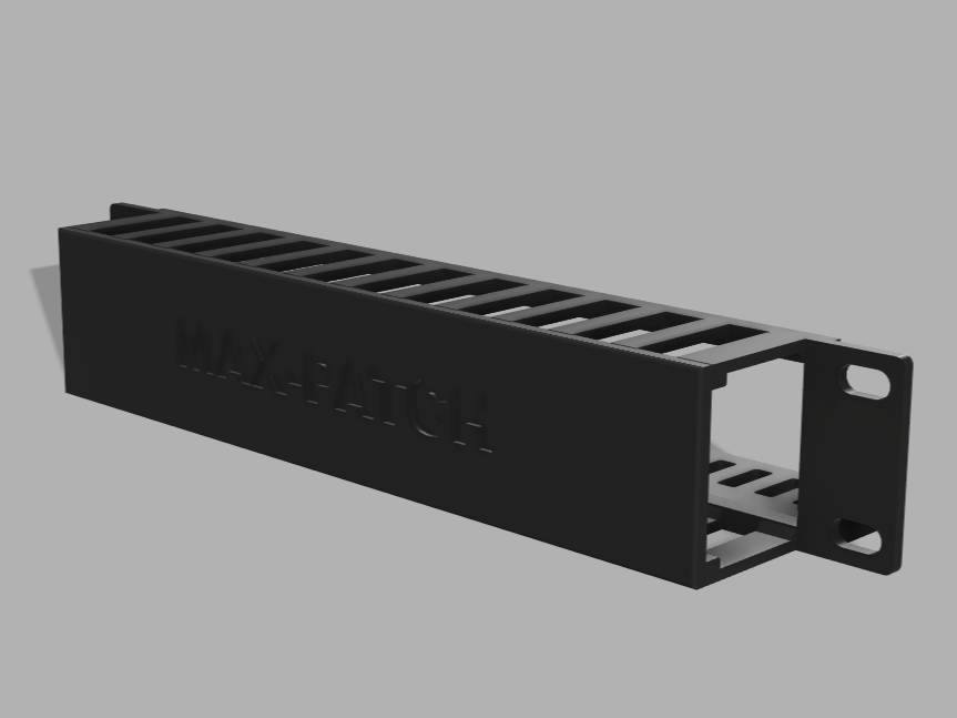 MAX-PATCH - A Rack-Mounted Cable Management System