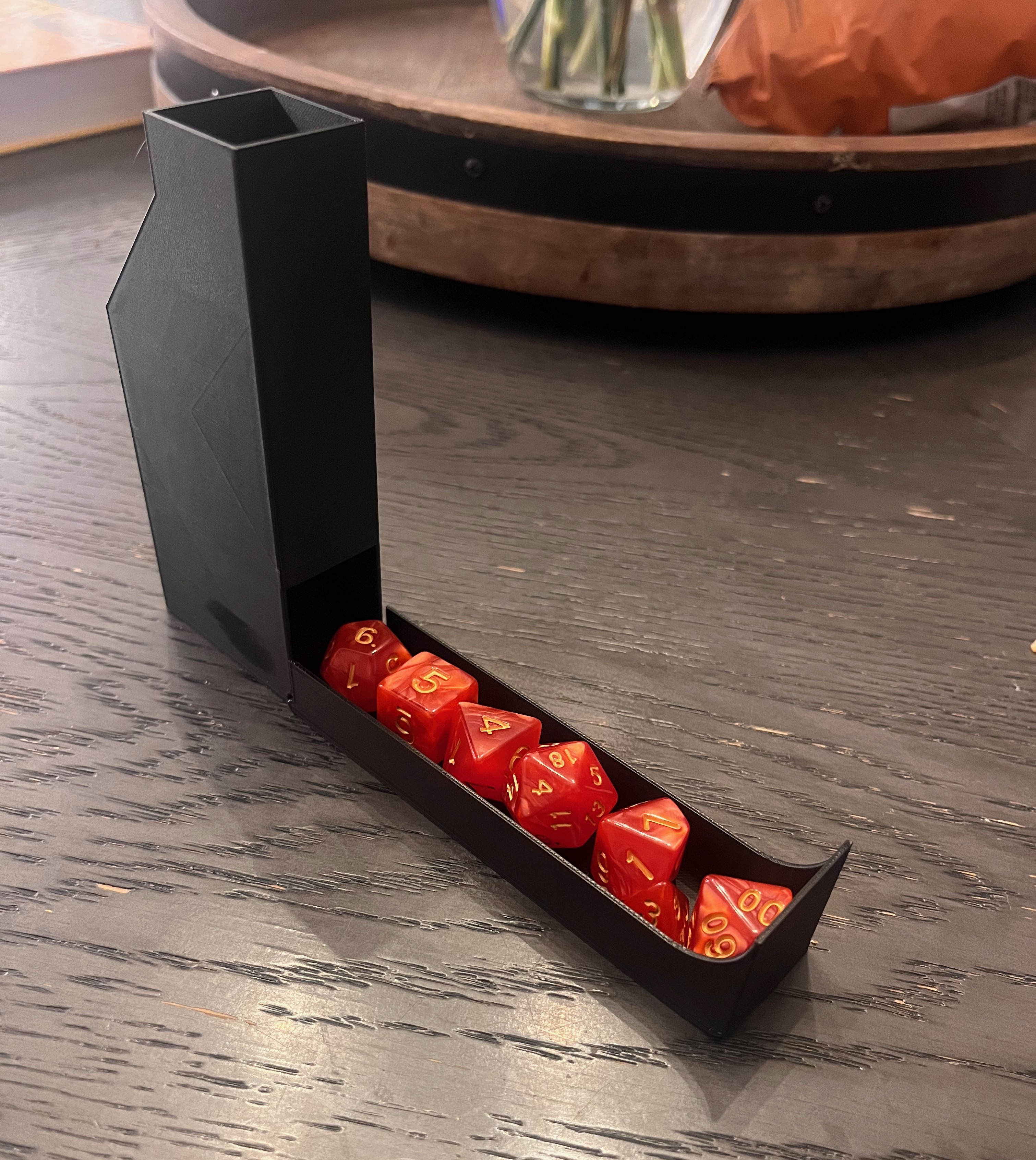 Print-in-Place Folding Dice Tower/Box