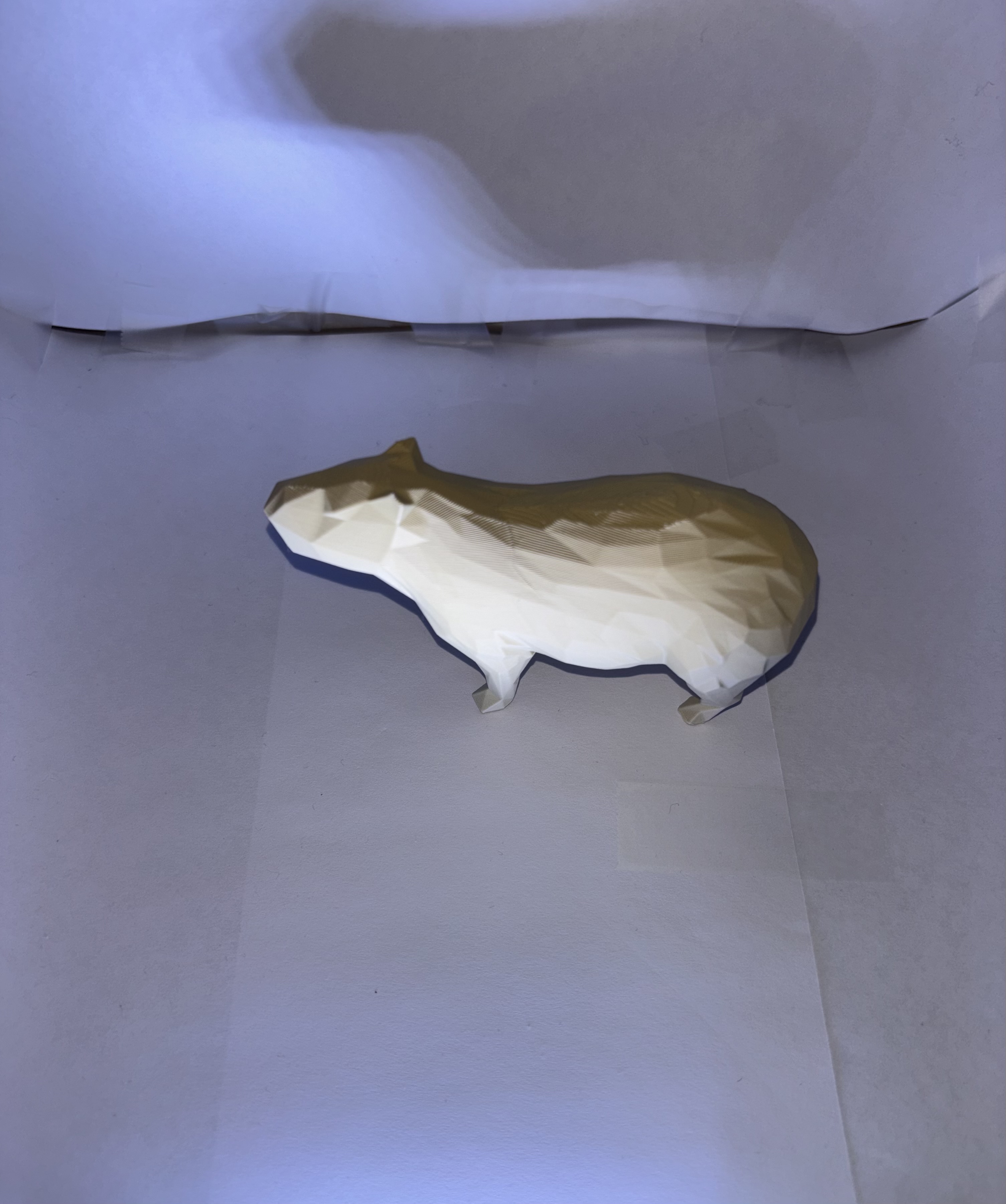 low poly capybara — miniatura 2