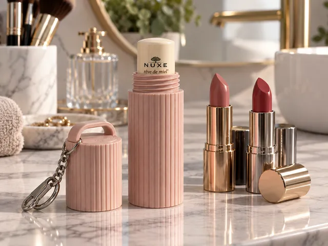 Lipstick Holder/Travel Case with Screw Cap & Integrated Loop