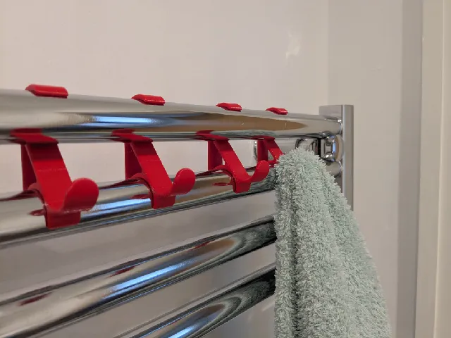 Parametric Bathroom Radiator Towel Hook