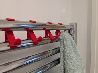 Parametric Bathroom Radiator Towel Hook