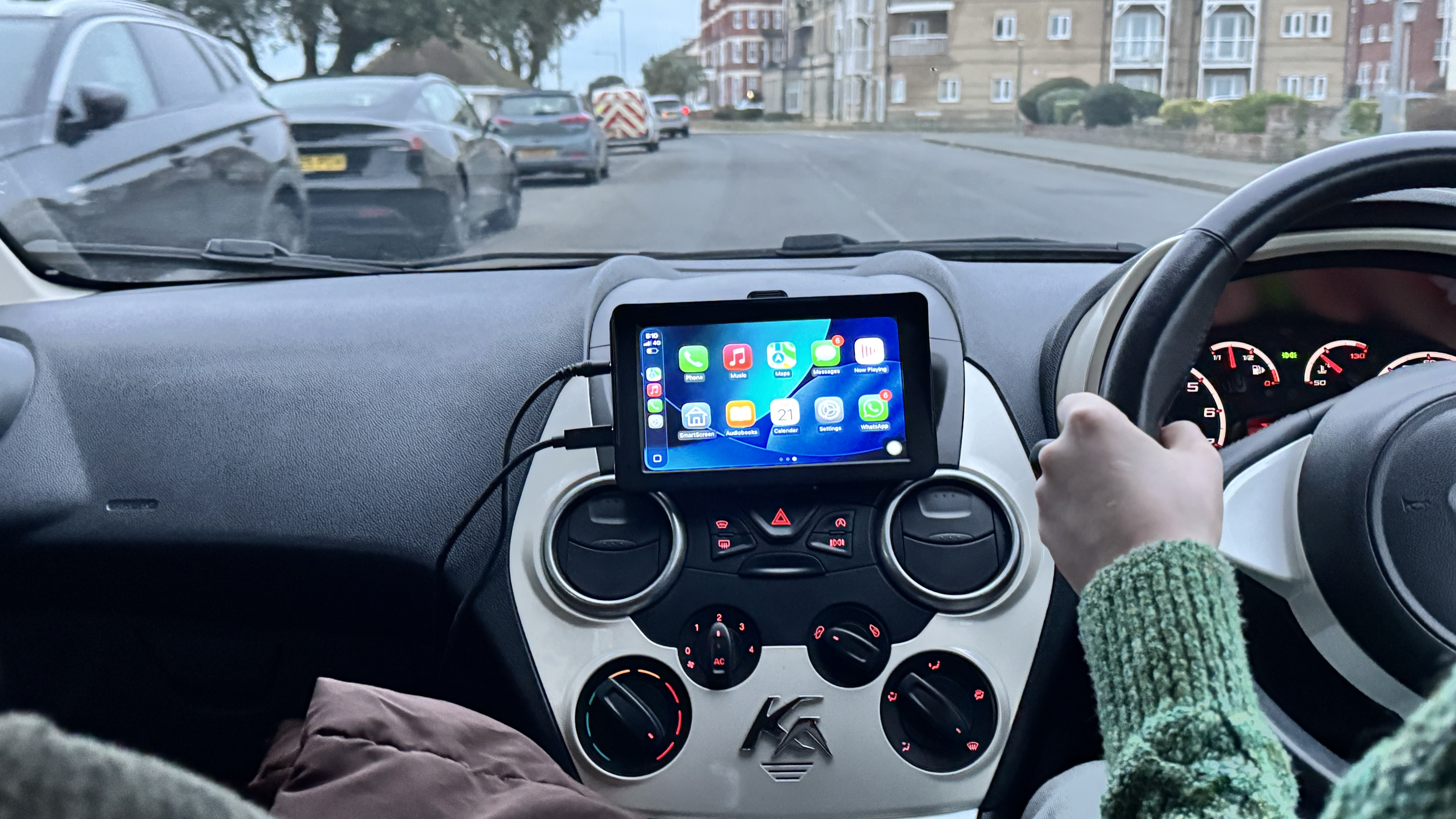Ford Ka Universal CarPlay Android Auto Screen Display Mount Bracket 3D Printable STL File