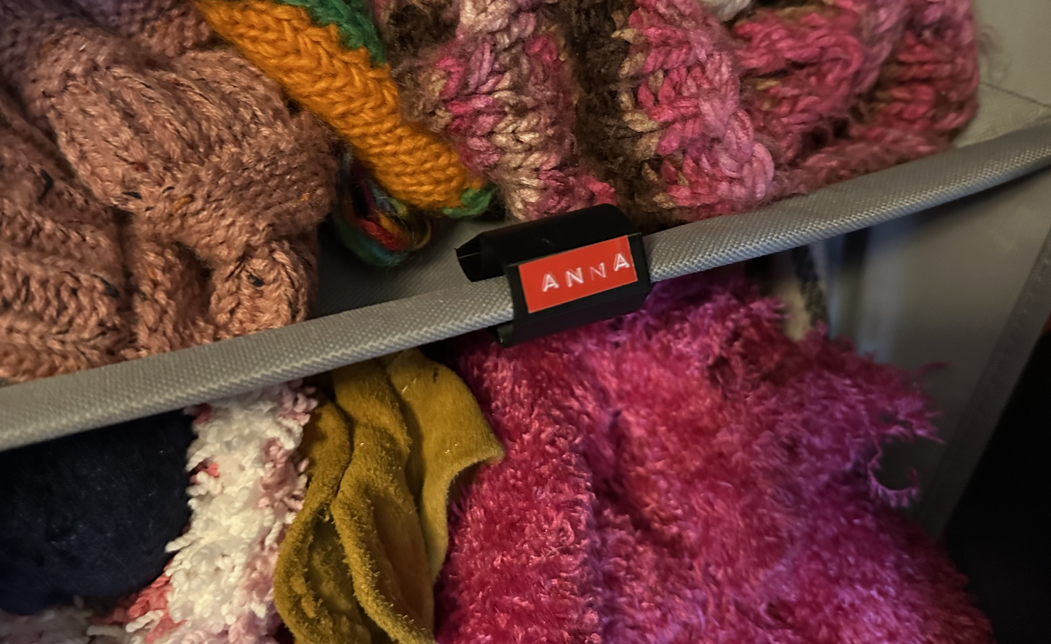 Clip-On Label Tag for Bags & Shelves